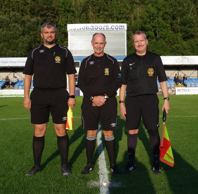 Officials, Craig Templeton, Roy Boswell and Angus Scourfield